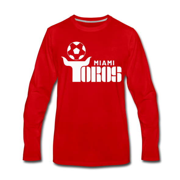 Miami Toros Long Sleeve T-Shirt - red