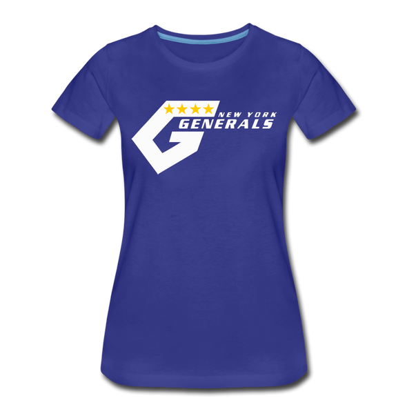New York Generals Women’s T-Shirt - royal blue