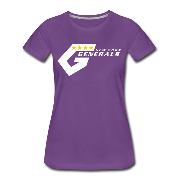 New York Generals Women’s T-Shirt - purple