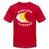 Oakland Clippers T-Shirt (Premium Lightweight) - red