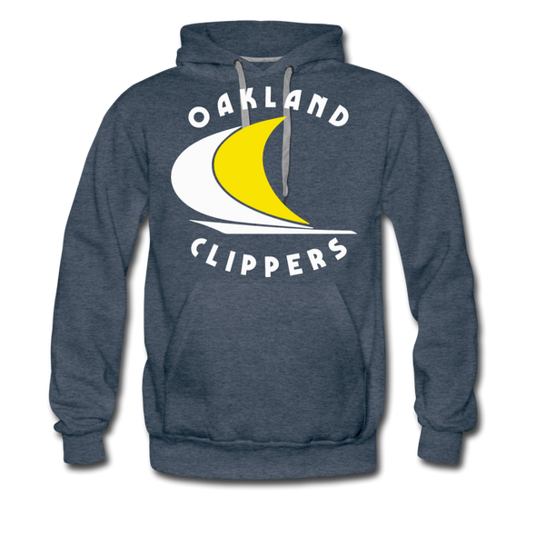 Oakland Clippers Hoodie (Premium) - heather denim