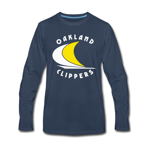 Oakland Clippers Long Sleeve T-Shirt - navy