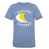 Oakland Clippers T-Shirt (Tri-Blend Super Light) - heather Blue