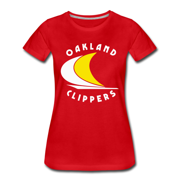 Oakland Clippers Women’s T-Shirt - red