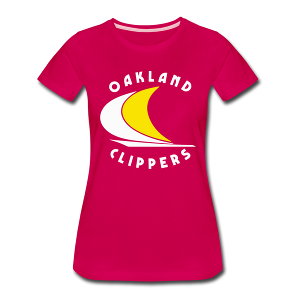 Oakland Clippers Women’s T-Shirt - dark pink