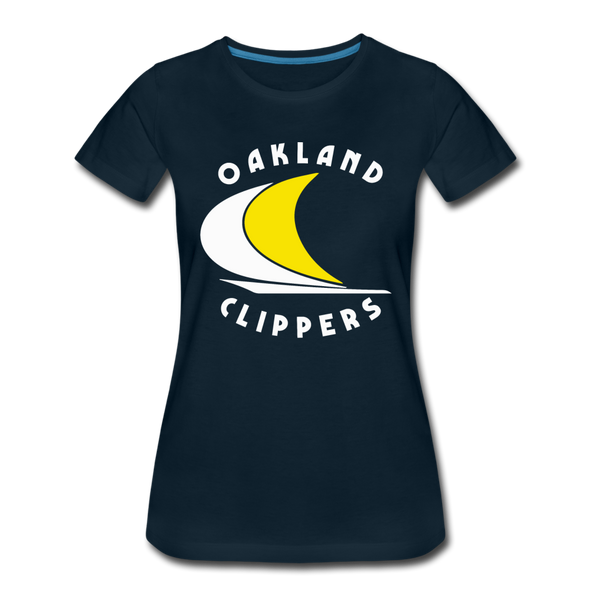 Oakland Clippers Women’s T-Shirt - deep navy