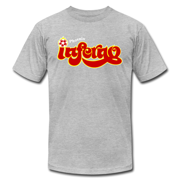 Phoenix Inferno T-Shirt (Premium Lightweight) - heather gray