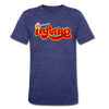 Phoenix Inferno T-Shirt (Tri-Blend Super Light) - heather indigo