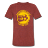 Sacramento Gold T-Shirt (Tri-Blend Super Light) - heather cranberry