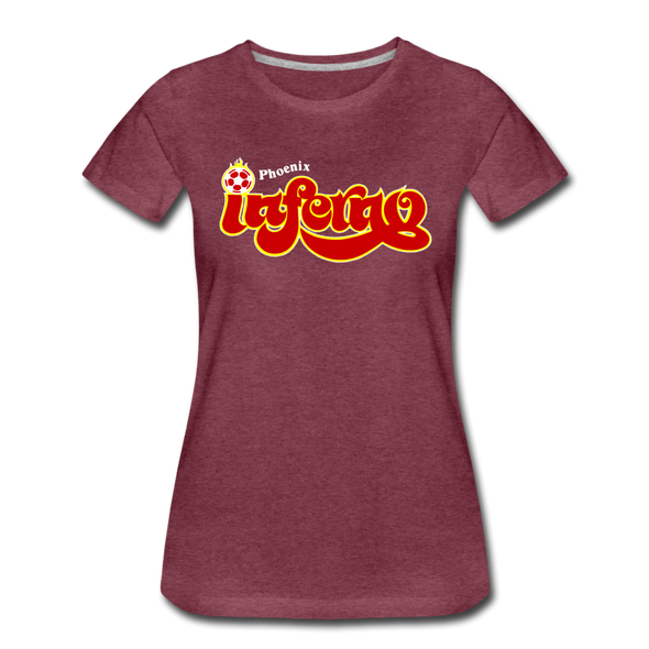 Phoenix Inferno Women’s T-Shirt - heather burgundy