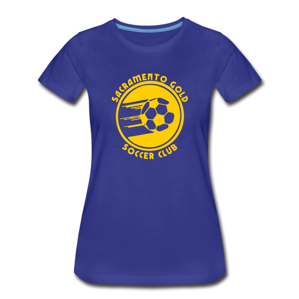 Sacramento Gold Women’s T-Shirt - royal blue