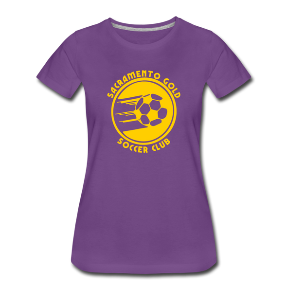 Sacramento Gold Women’s T-Shirt - purple