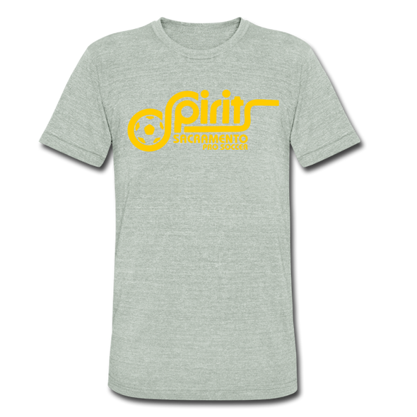 Sacramento Spirits T-Shirt (Tri-Blend Super Light) - heather gray