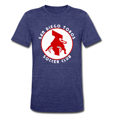 San Diego Toros T-Shirt (Tri-Blend Super Light) - heather indigo