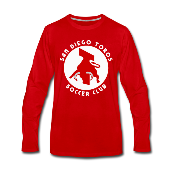 San Diego Toros Long Sleeve T-Shirt - red