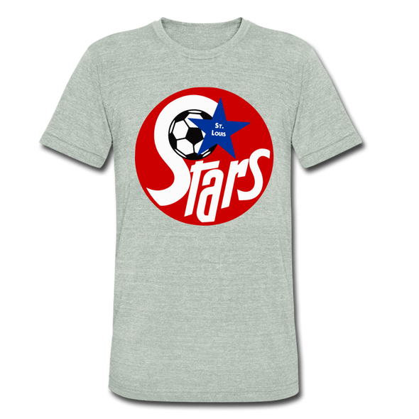 St. Louis Stars T-Shirt (Tri-Blend Super Light) - heather gray