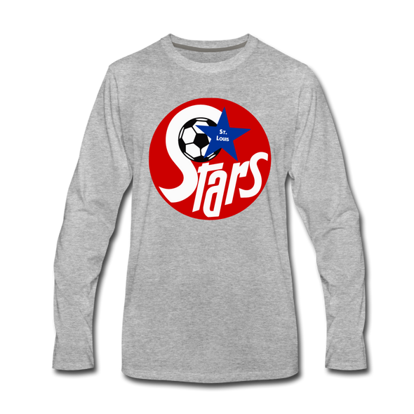 St. Louis Stars Long Sleeve T-Shirt - heather gray