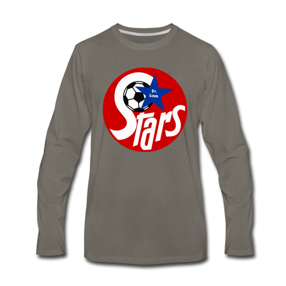 St. Louis Stars Long Sleeve T-Shirt - asphalt gray