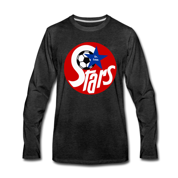 St. Louis Stars Long Sleeve T-Shirt - charcoal gray