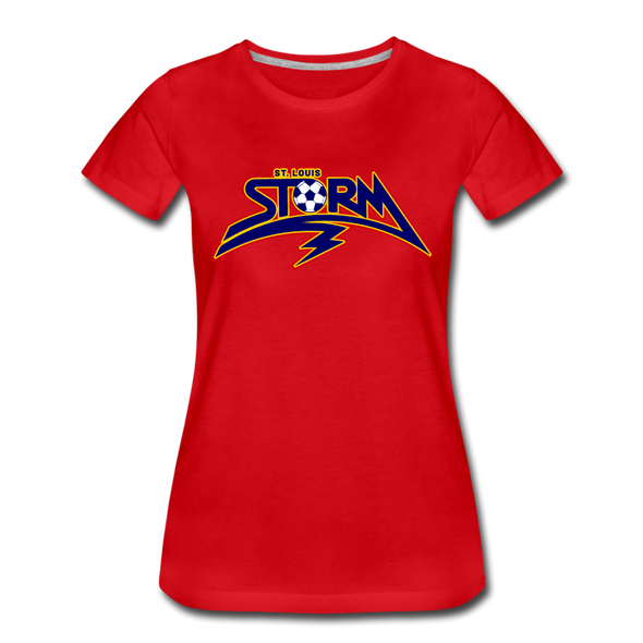 St. Louis Storm Women’s T-Shirt - red
