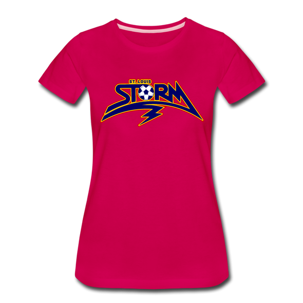 St. Louis Storm Women’s T-Shirt - dark pink