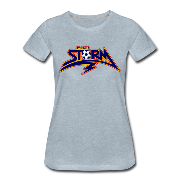 St. Louis Storm Women’s T-Shirt - heather ice blue