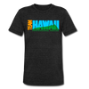 Team Hawaii T-Shirt (Tri-Blend Super Light) - heather black