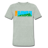 Team Hawaii T-Shirt (Tri-Blend Super Light) - heather gray