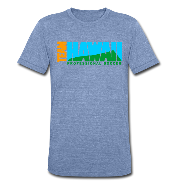 Team Hawaii T-Shirt (Tri-Blend Super Light) - heather Blue