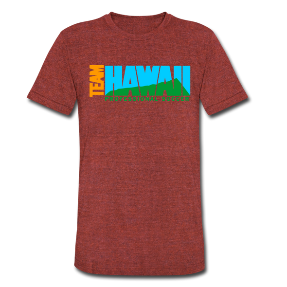 Team Hawaii T-Shirt (Tri-Blend Super Light) - heather cranberry