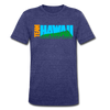 Team Hawaii T-Shirt (Tri-Blend Super Light) - heather indigo