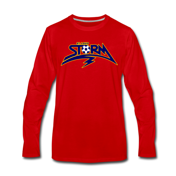 St. Louis Storm Long Sleeve T-Shirt - red