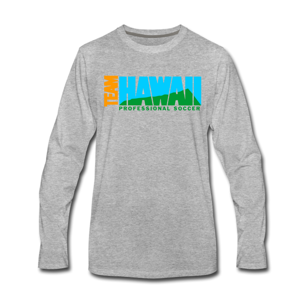 Team Hawaii Long Sleeve T-Shirt - heather gray