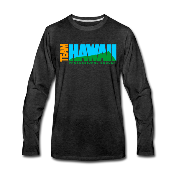 Team Hawaii Long Sleeve T-Shirt - charcoal gray