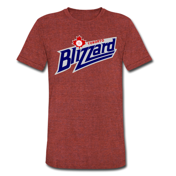 Toronto Blizzard T-Shirt (Tri-Blend Super Light) - heather cranberry