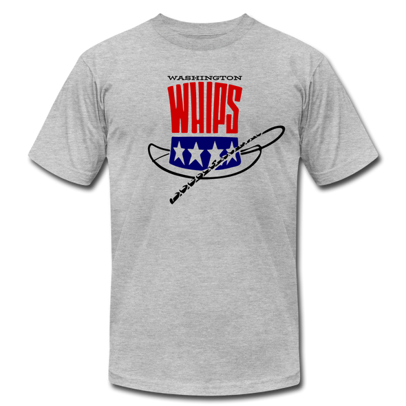 Washington Whips T-Shirt (Premium Lightweight) - heather gray