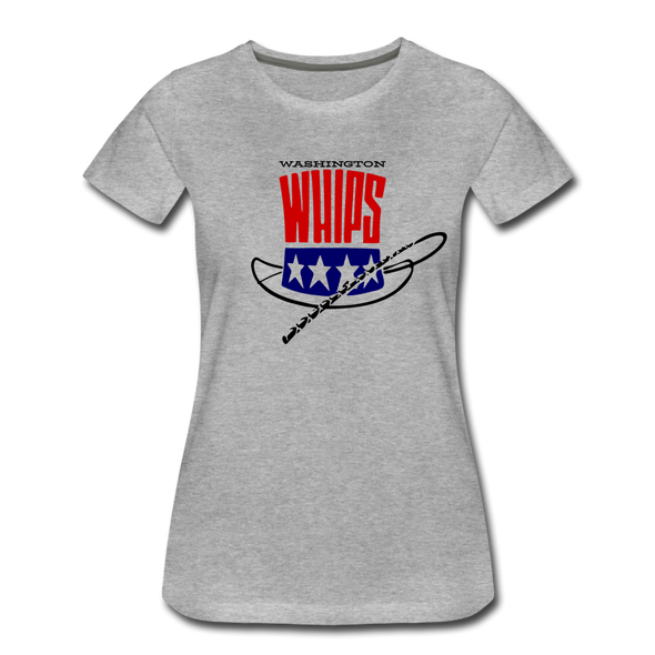 Washington Whips Women’s T-Shirt - heather gray