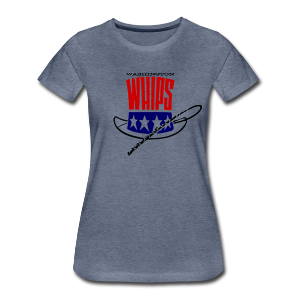 Washington Whips Women’s T-Shirt - heather blue