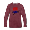 Washington Whips Long Sleeve T-Shirt - heather burgundy