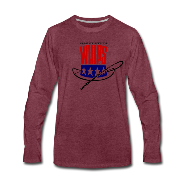 Washington Whips Long Sleeve T-Shirt - heather burgundy