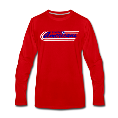 Las Vegas Americans Long Sleeve T-Shirt - red