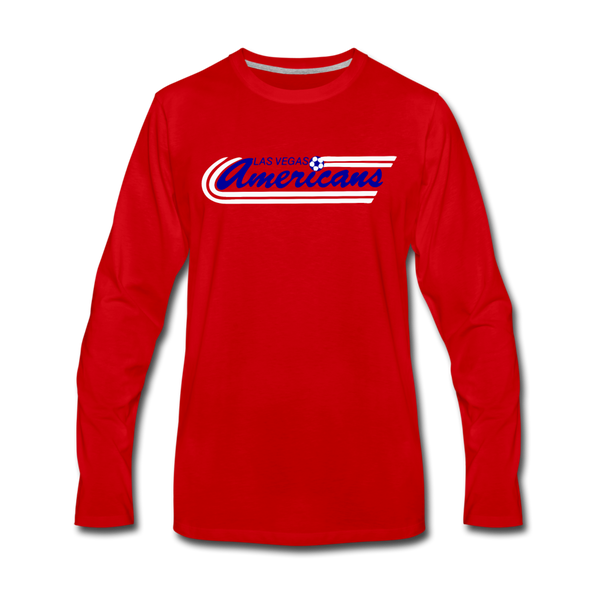 Las Vegas Americans Long Sleeve T-Shirt - red