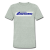 Las Vegas Americans T-Shirt (Tri-Blend Super Light) - heather gray