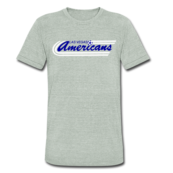 Las Vegas Americans T-Shirt (Tri-Blend Super Light) - heather gray