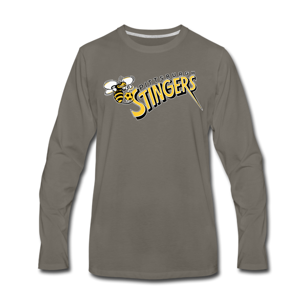 Pittsburgh Stingers Long Sleeve T-Shirt - asphalt gray