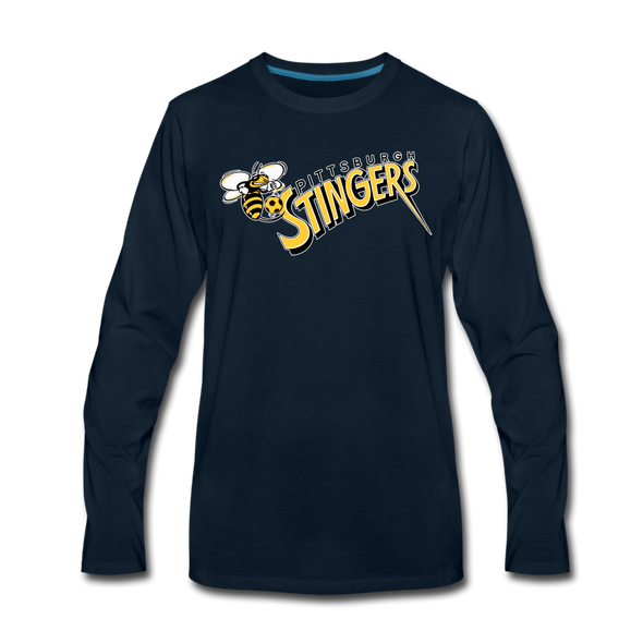 Pittsburgh Stingers Long Sleeve T-Shirt - deep navy