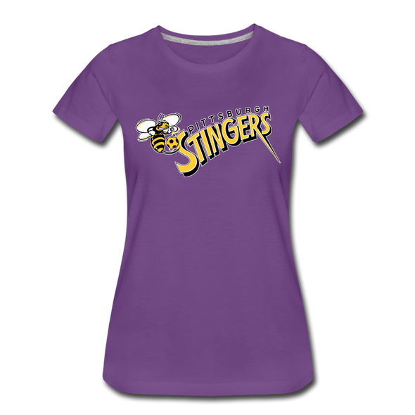 Pittsburgh Stingers Women’s T-Shirt - purple