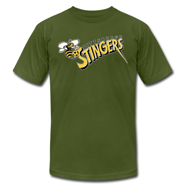 Pittsburgh Stingers T-Shirt (Premium Lightweight) - olive