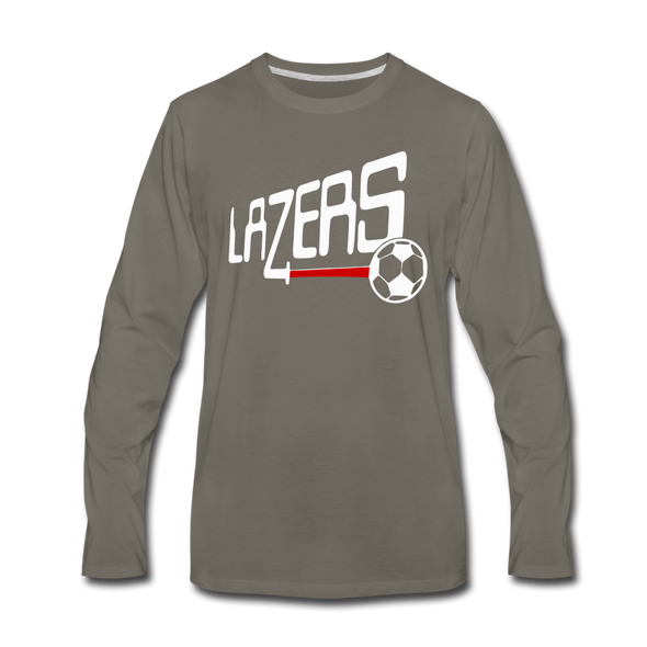 Los Angeles & So Cal Lazers Long Sleeve T-Shirt - asphalt gray