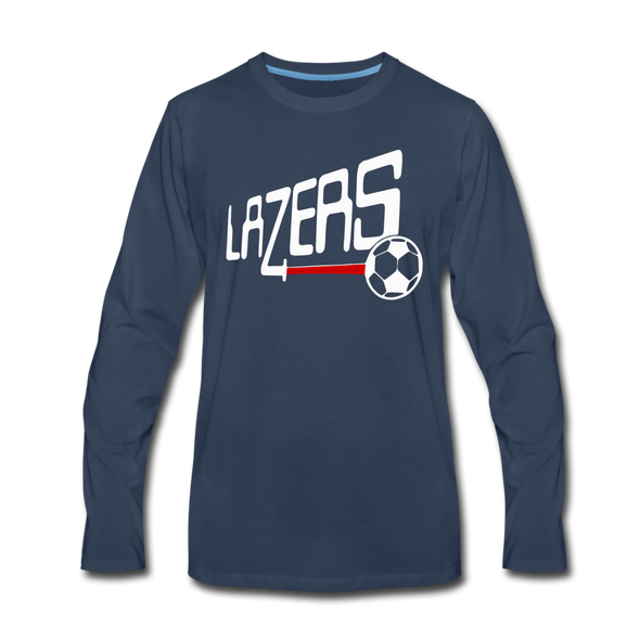 Los Angeles & So Cal Lazers Long Sleeve T-Shirt - navy